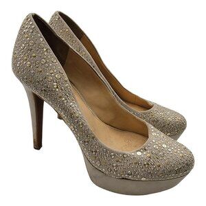 Gianni Bini High Heels Rockabilly Crystals  Sz 10M Shoes